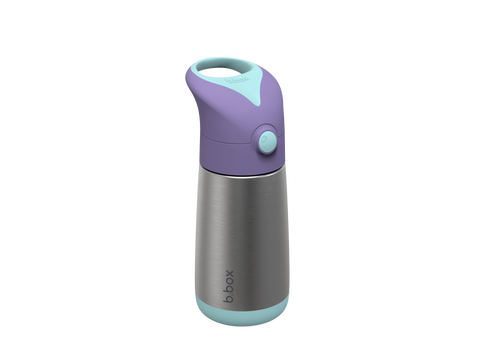 B.box Insulated Drink Bottle in Lilac Pop (350ml)