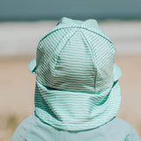 Bedhead Hat Stripe Beach Legionnaire Hat (Aqua)