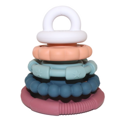 Jellystone Rainbow Stacker & Teether Toy - Earth