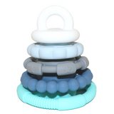 Jellystone Rainbow Stacker & Teether Toy - Ocean