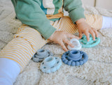 Jellystone Rainbow Stacker & Teether Toy - Ocean