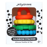 Jellystone Rainbow Stacker & Teether Toy - Bright
