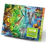 Crocodile Creek Jungle Paradise Holographic Puzzle - 100pc