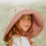 Bedhead Hat Reversible Linen Hat - Penelope & Rosa (Wide Brim - Size Small Only)