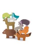 Le Toy Van Petilou Forest Wooden Stacking Animals