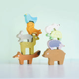 Le Toy Van Petilou Forest Wooden Stacking Animals