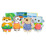 Tiger Tribe Fun Lacing Cards - Beach Party