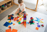 Learn & Grow Magnetic Tiles - 110 Piece Set