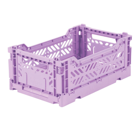 Ay-Kasa Lilliemor Mini Foldable Crate in Orchid (Small Size)