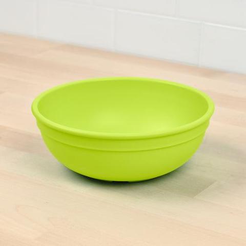 Re-Play Recycled Plastic Bowl in Green - Adult