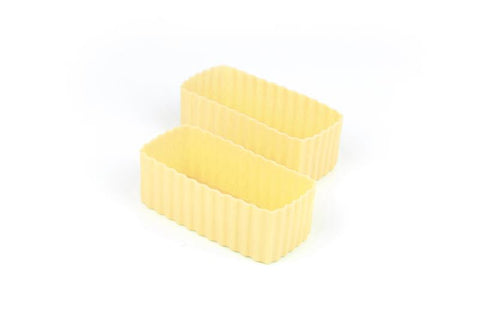 Little Lunchbox Co Bento Cups - Yellow Rectangles