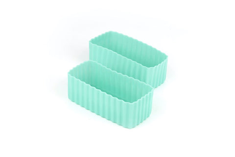 Little Lunchbox Co Bento Cups - Mint Rectangles