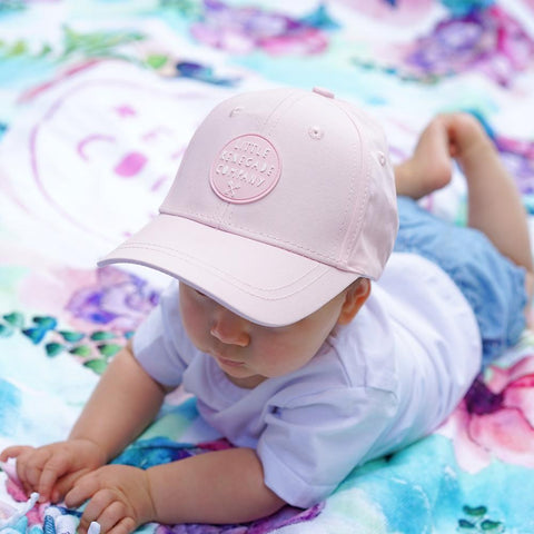 Little Renegade Company Baby Pink Rose Baseball Cap