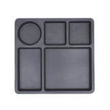 Bobo & Boo Bamboo Divided Plate in Charcoal Grey