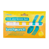 Lunch Punch Bento Fork & Spoon Set in Shades of Yellow
