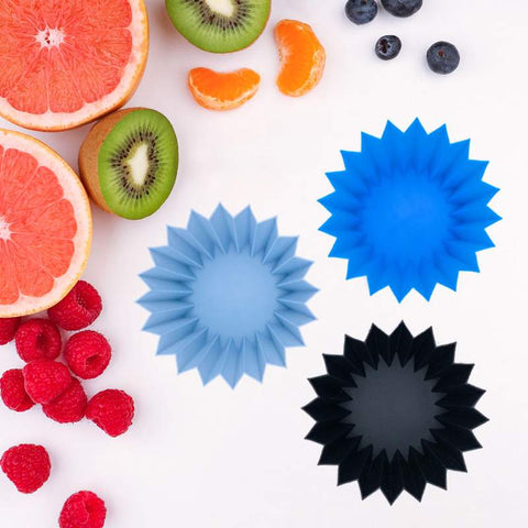 Lunch Punch Jumbo Silicone Cups in Shades of Blue
