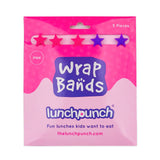 Lunch Punch Wrap Bands in Shades of Pink (Set of 5)