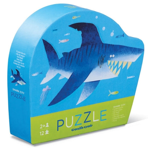 Crocodile Creek Shark City Mini Puzzle - 12pc
