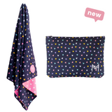 MontiiCo Beach Towel & Bag Set - Hearts