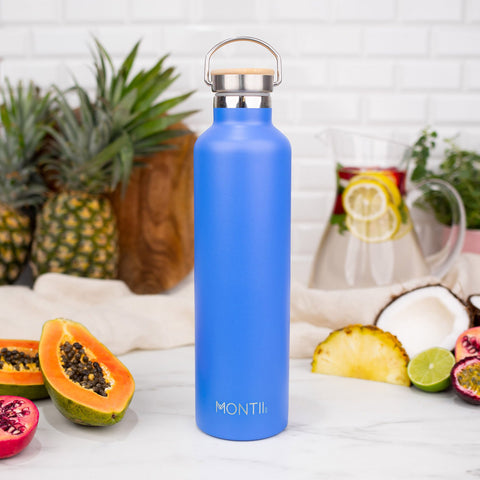 Mega Dishwasher Safe Insulated Drink Bottle 1000ml Strawberry by