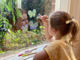 Tiger Tribe Moveable Window Art - Butterflies