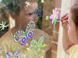 Tiger Tribe Moveable Window Art - Butterflies