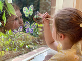 Tiger Tribe Moveable Window Art - Butterflies