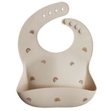 Mushie Silicone Catch Bib (Rainbow)