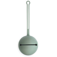Mushie Silicone Pacifier (Dummy) Case in Cambridge Blue