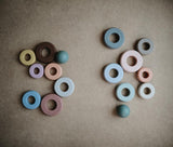Mushie Stacking Rings (Original Colours) - Made in Denmark