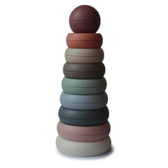 Mushie Stacking Rings (Original Colours) - Made in Denmark