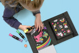 Tiger Tribe Neon Colouring Set - Unicorn & Friends