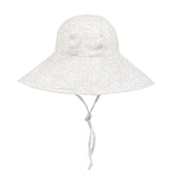 Bedhead Hat Reversible Linen Hat - Willow & Blanc (Wide Brim - Size Small & Medium Only)