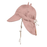 Bedhead Hat Reversible Teddy Linen Flap Hat - Rosa & Flax