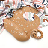One.Chew.Three ELEMENTS Silicone and Beech Wood Teether