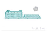 Ay-Kasa Lilliemor Midi Foldable Crate in Arctic Blue (Medium Size)