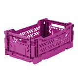 Ay-Kasa Lilliemor Mini Foldable Crate in Purple (Small Size)