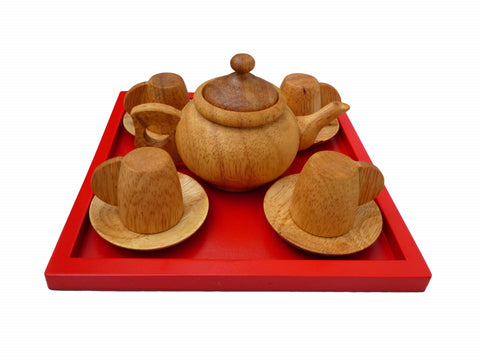 Q Toys Wooden Japanese Tea Set