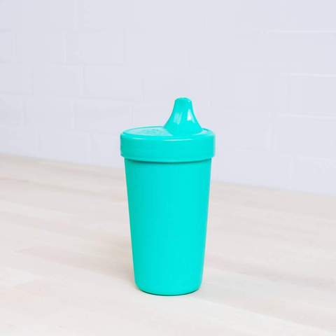Re-Play Recycled Plastic Sippy Cup in Aqua