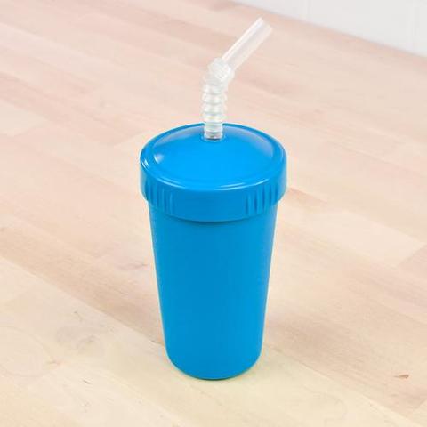 Re-Play Recycled Plastic Straw Cup in Sky Blue