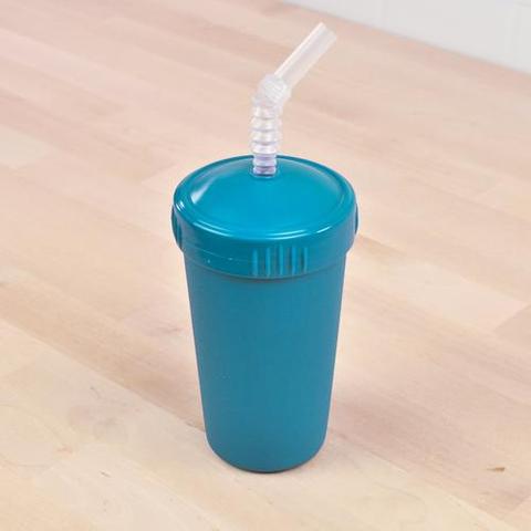 Re-Play Recycled Plastic Straw Cup in Teal
