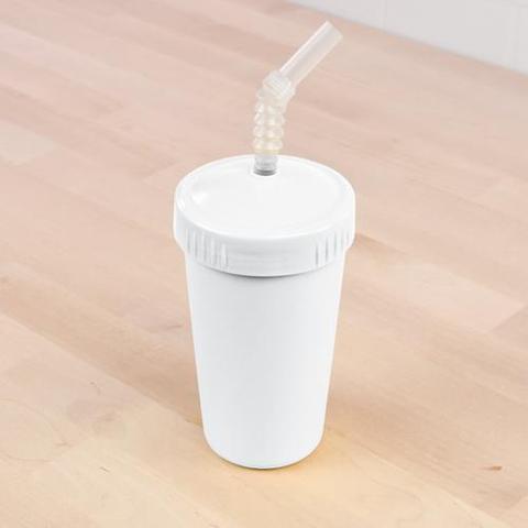 Re-Play Recycled Plastic Straw Cup in White