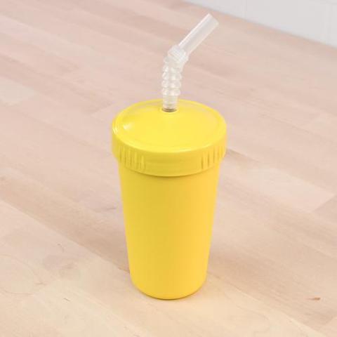 Re-Play Recycled Plastic Straw Cup in Yellow