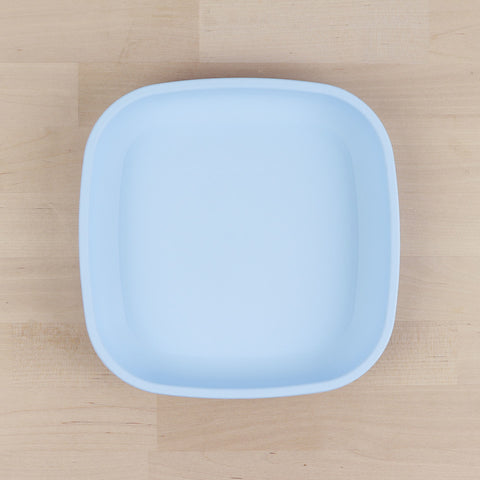Re-Play Recycled Plastic Flat Plate in Ice Blue - Original