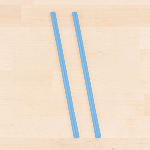 Re-Play Recycled Reusable Silicone Straw in Blue (Single Straw)
