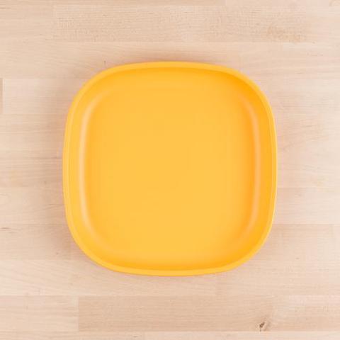 Re-Play Recycled Plastic Flat Plate in Sunshine Yellow - Adult