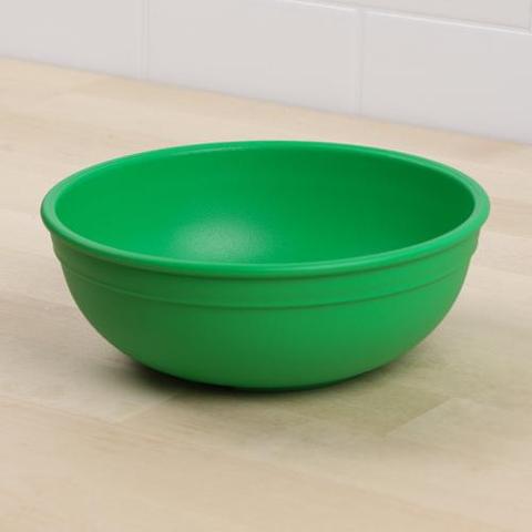 Re-Play Recycled Plastic Bowl in Kelly Green - Adult