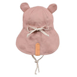 Bedhead Hat Reversible Teddy Linen Flap Hat - Rosa & Flax