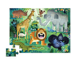 Crocodile Creek Very Wild Animals Floor Puzzle - 36pc