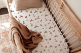 Snuggle Hunny Cotton Fitted Cot Sheet in Fox